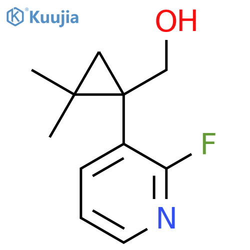 1-(2-fluoropyridin-3-yl)-2,2-dimethylcyclopropylmethanol structure