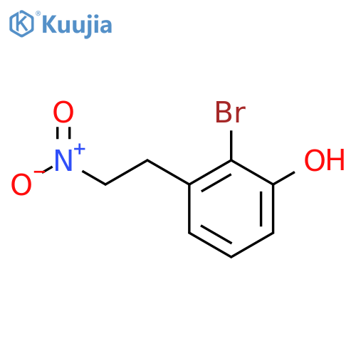 2-bromo-3-(2-nitroethyl)phenol structure