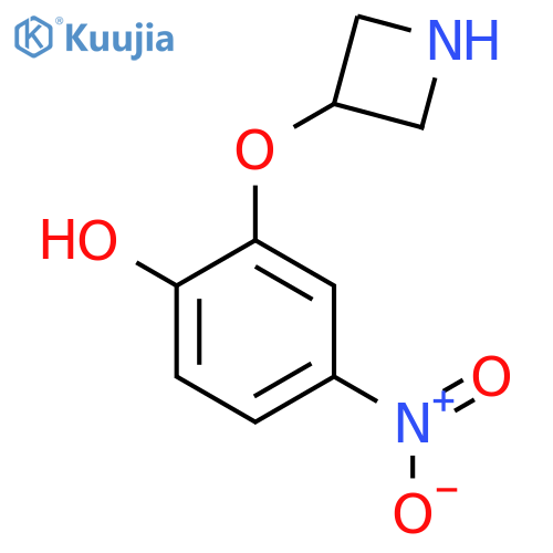 2-(azetidin-3-yloxy)-4-nitrophenol structure