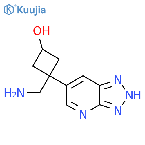 3-(aminomethyl)-3-{3H-1,2,3triazolo4,5-bpyridin-6-yl}cyclobutan-1-ol structure