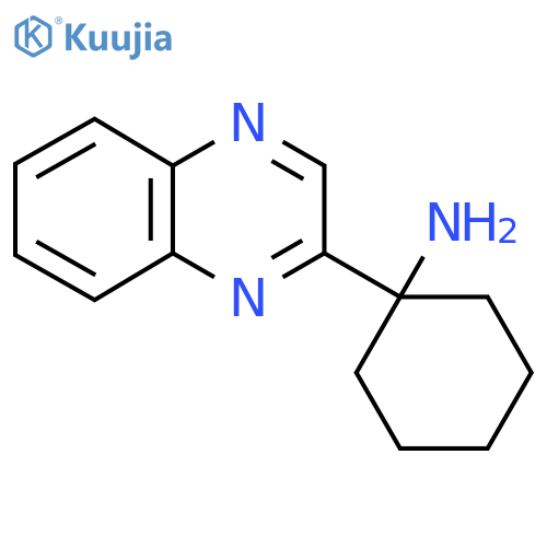 1-(Quinoxalin-2-yl)cyclohexan-1-amine structure