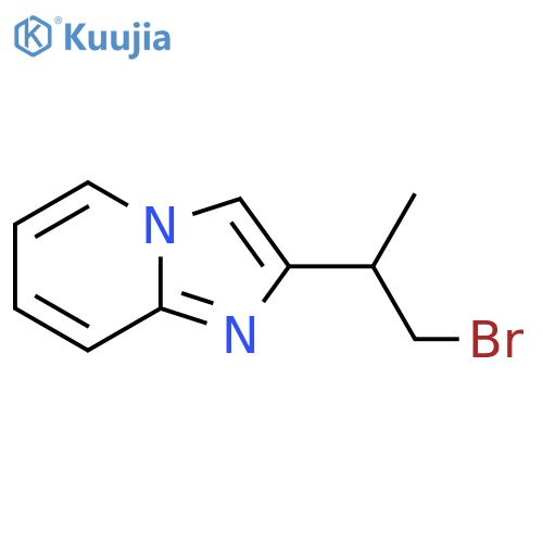 2-(1-bromopropan-2-yl)imidazo1,2-apyridine structure