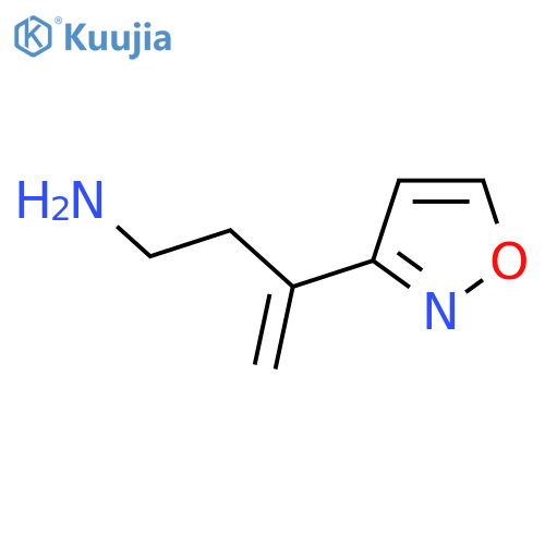 3-(1,2-oxazol-3-yl)but-3-en-1-amine structure