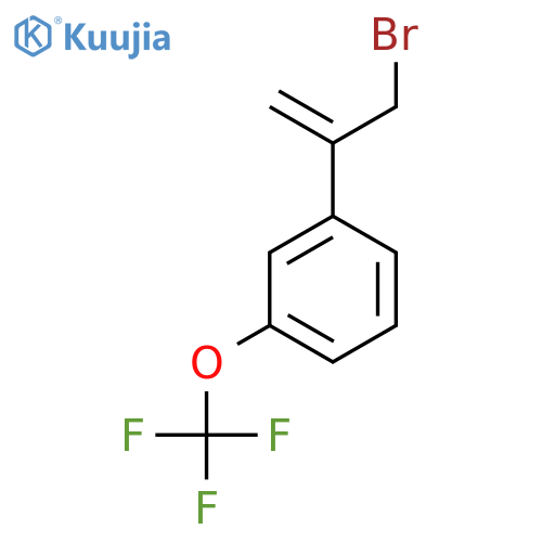 1-(3-bromoprop-1-en-2-yl)-3-(trifluoromethoxy)benzene structure