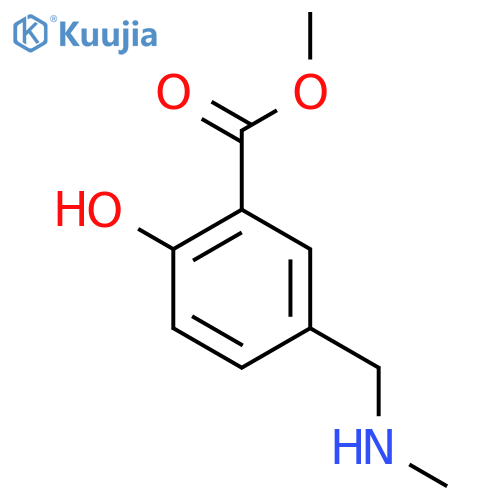 methyl 2-hydroxy-5-(methylamino)methylbenzoate structure