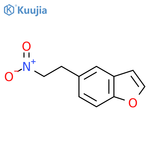5-(2-nitroethyl)-1-benzofuran structure
