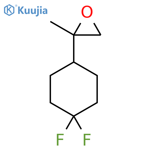 2-(4,4-difluorocyclohexyl)-2-methyloxirane structure