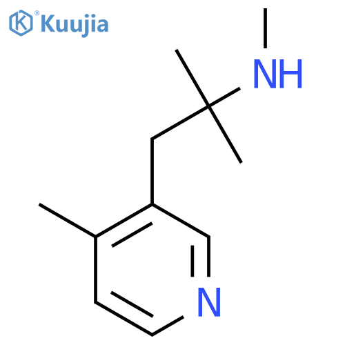 methyl2-methyl-1-(4-methylpyridin-3-yl)propan-2-ylamine structure