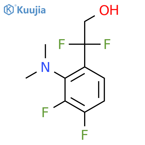 2-2-(dimethylamino)-3,4-difluorophenyl-2,2-difluoroethan-1-ol structure