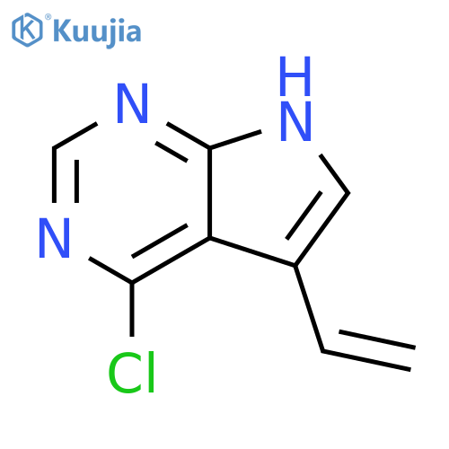 4-chloro-5-ethenyl-7H-pyrrolo2,3-dpyrimidine structure