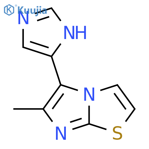 4-{6-methylimidazo2,1-b1,3thiazol-5-yl}-1H-imidazole structure