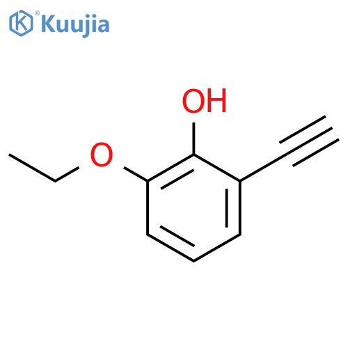 2-ethoxy-6-ethynylphenol structure