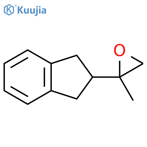 2-(2,3-dihydro-1H-inden-2-yl)-2-methyloxirane structure