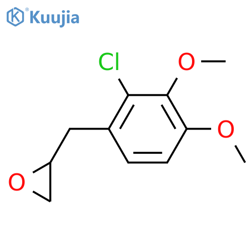 2-(2-chloro-3,4-dimethoxyphenyl)methyloxirane structure