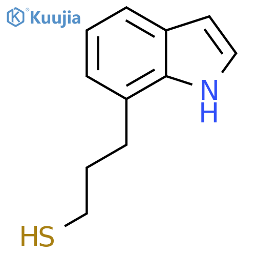 3-(1H-indol-7-yl)propane-1-thiol structure