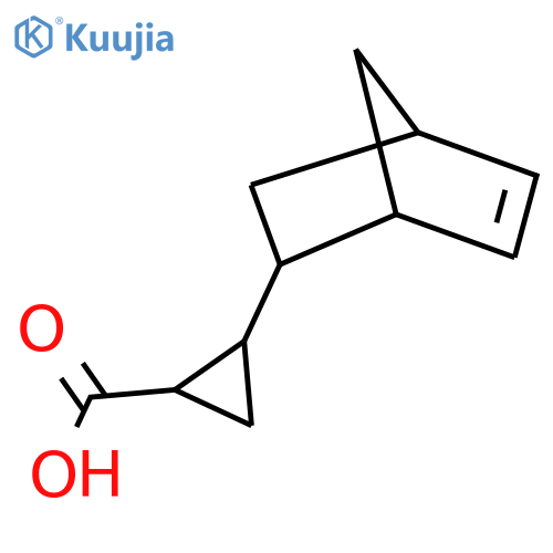 2-{bicyclo2.2.1hept-5-en-2-yl}cyclopropane-1-carboxylic acid structure