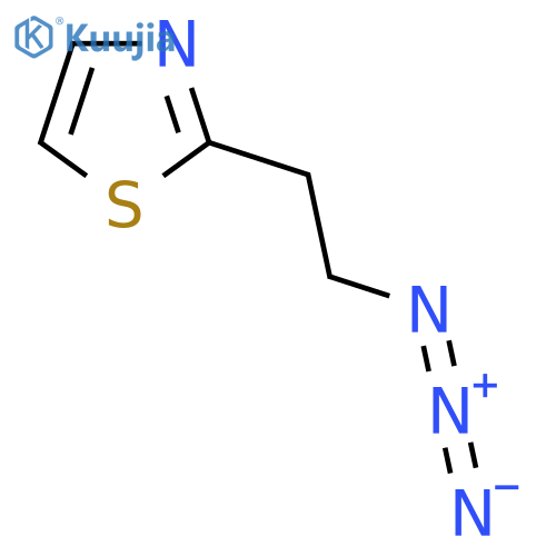 2-(2-azidoethyl)-1,3-thiazole structure