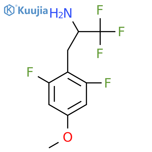 3-(2,6-Difluoro-4-methoxyphenyl)-1,1,1-trifluoropropan-2-amine structure
