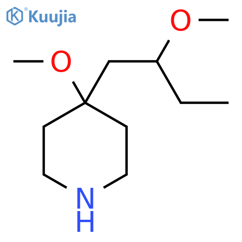 4-methoxy-4-(2-methoxybutyl)piperidine structure