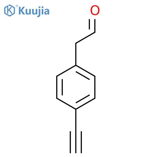 2-(4-ethynylphenyl)acetaldehyde structure