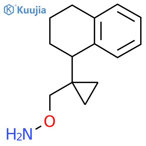 O-{1-(1,2,3,4-tetrahydronaphthalen-1-yl)cyclopropylmethyl}hydroxylamine structure