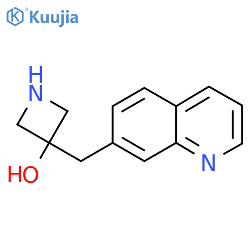 3-(quinolin-7-yl)methylazetidin-3-ol structure