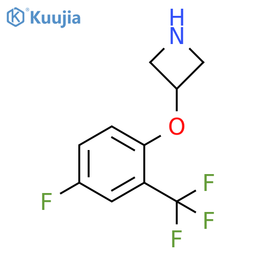 3-4-fluoro-2-(trifluoromethyl)phenoxyazetidine structure
