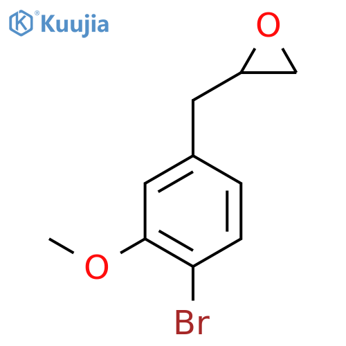 2-(4-bromo-3-methoxyphenyl)methyloxirane structure