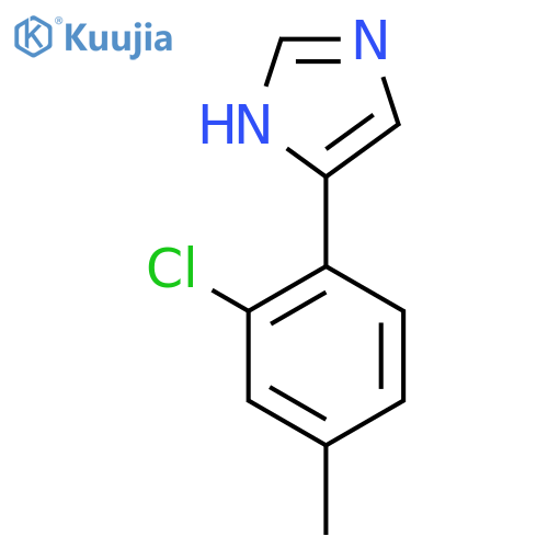 4-(2-chloro-4-methylphenyl)-1H-imidazole structure