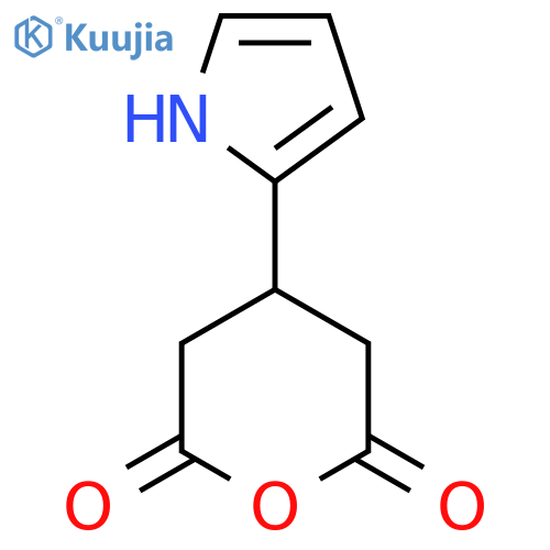 4-(1H-pyrrol-2-yl)oxane-2,6-dione structure