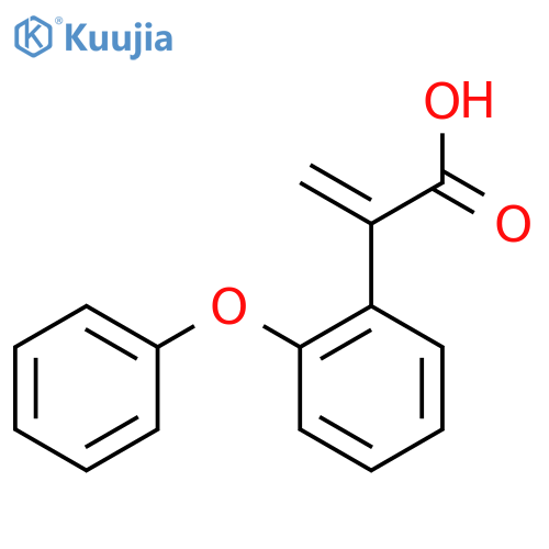 2-(2-phenoxyphenyl)prop-2-enoic acid structure