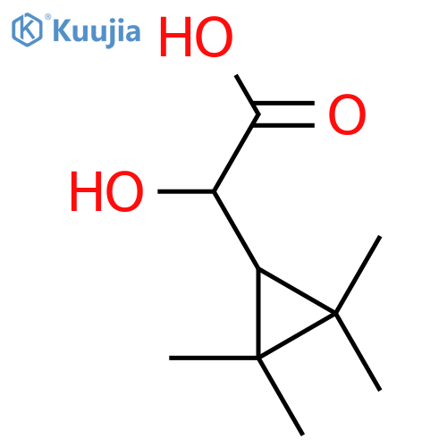2-hydroxy-2-(2,2,3,3-tetramethylcyclopropyl)acetic acid structure