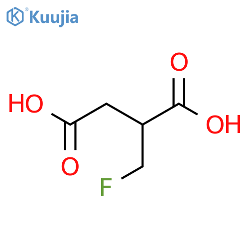 2-(fluoromethyl)butanedioic acid structure