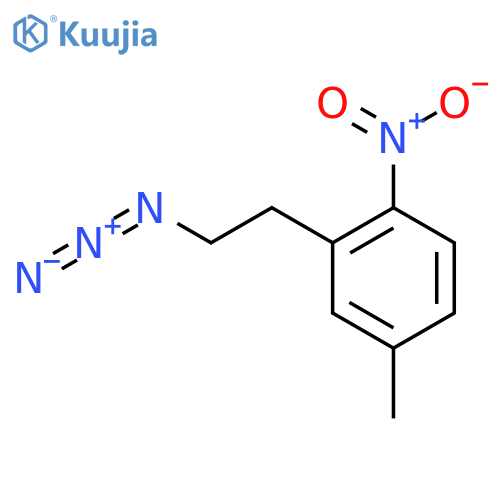 2-(2-azidoethyl)-4-methyl-1-nitrobenzene structure