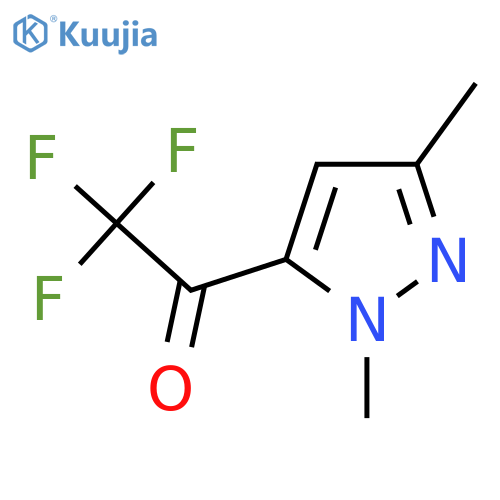1-(1,3-dimethyl-1H-pyrazol-5-yl)-2,2,2-trifluoroethan-1-one structure