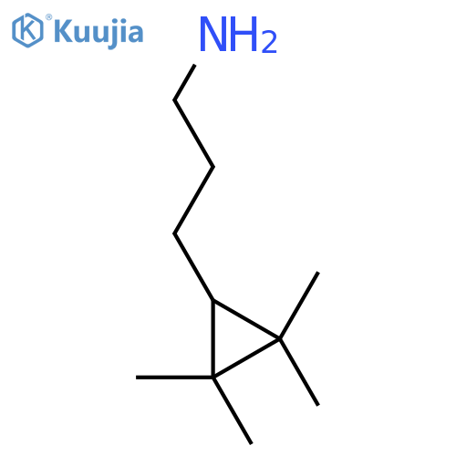 3-(2,2,3,3-tetramethylcyclopropyl)propan-1-amine structure