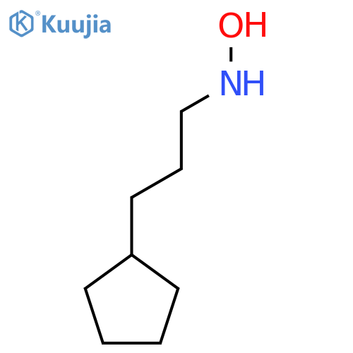 N-(3-cyclopentylpropyl)hydroxylamine structure