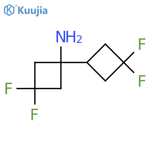 1-(3,3-difluorocyclobutyl)-3,3-difluorocyclobutan-1-amine structure