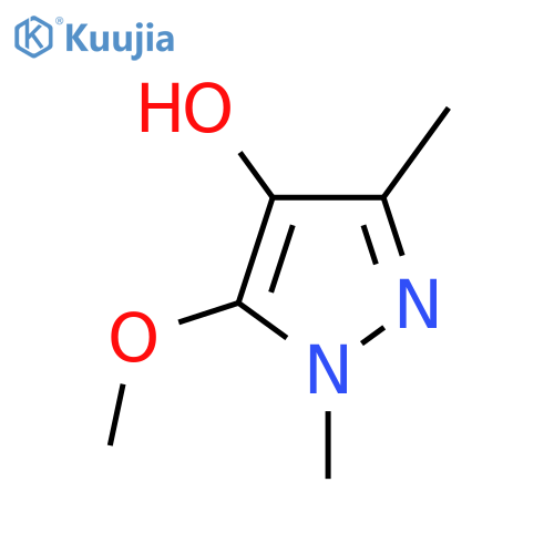 5-methoxy-1,3-dimethyl-1H-pyrazol-4-ol structure