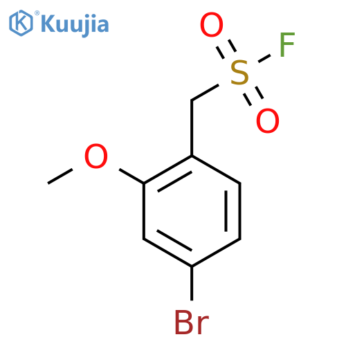 (4-bromo-2-methoxyphenyl)methanesulfonyl fluoride structure