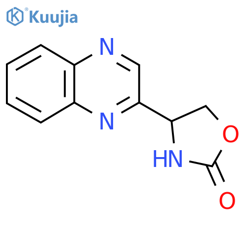 4-(Quinoxalin-2-yl)-1,3-oxazolidin-2-one structure