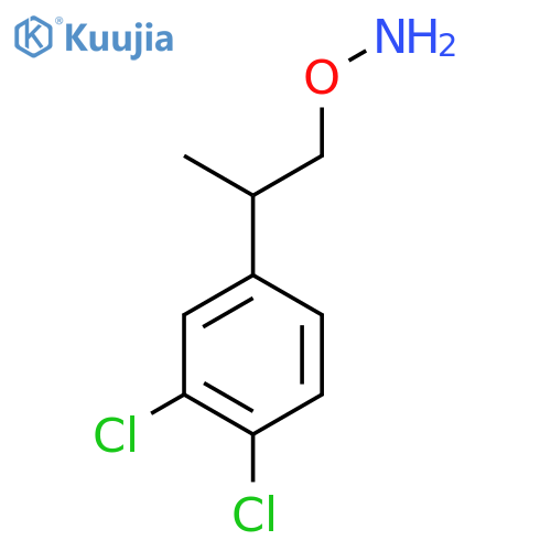 O-2-(3,4-dichlorophenyl)propylhydroxylamine structure