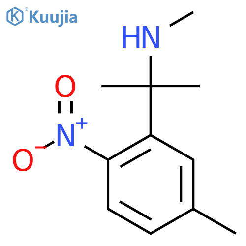 methyl2-(5-methyl-2-nitrophenyl)propan-2-ylamine structure