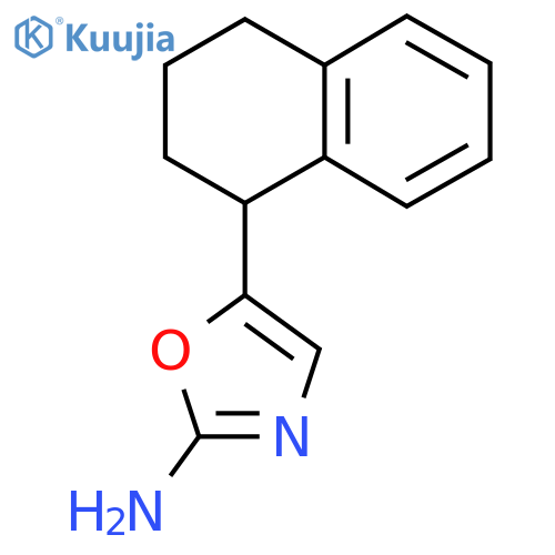 5-(1,2,3,4-tetrahydronaphthalen-1-yl)-1,3-oxazol-2-amine structure