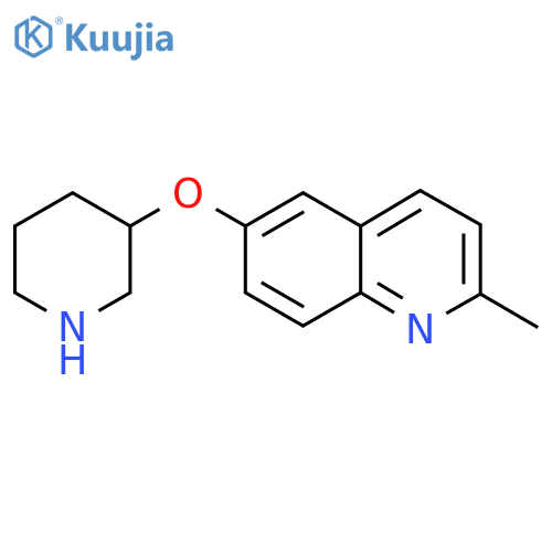 2-methyl-6-(piperidin-3-yloxy)quinoline structure