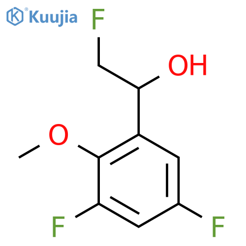 1-(3,5-difluoro-2-methoxyphenyl)-2-fluoroethan-1-ol structure