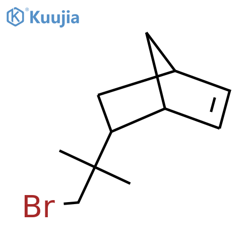 5-(1-bromo-2-methylpropan-2-yl)bicyclo2.2.1hept-2-ene structure
