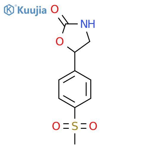 5-(4-methanesulfonylphenyl)-1,3-oxazolidin-2-one structure