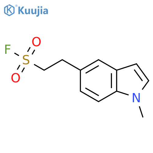 2-(1-methyl-1H-indol-5-yl)ethane-1-sulfonyl fluoride structure