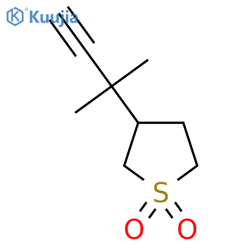 3-(2-methylbut-3-yn-2-yl)-1lambda6-thiolane-1,1-dione structure